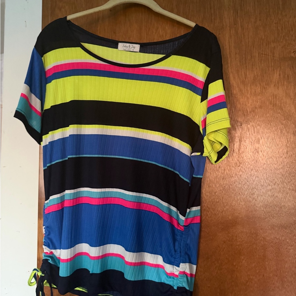 Colorful Striped Women's Top